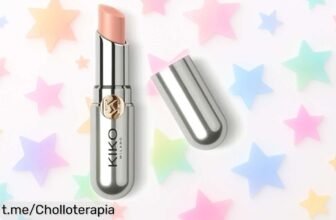 Bálsamo labial KIKO Milano 02 con vitaminas A, E y C a precio rebajado que dará un toque fresco y natural a tus labios ¡No dejes escapar esta oportunidad irresistible!
