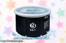 Bañera de hielo multicapa que enfría al instante y mantiene el frío 2 horas: aprovecha este super chollo y dale a tus músculos el alivio que merecen ya.