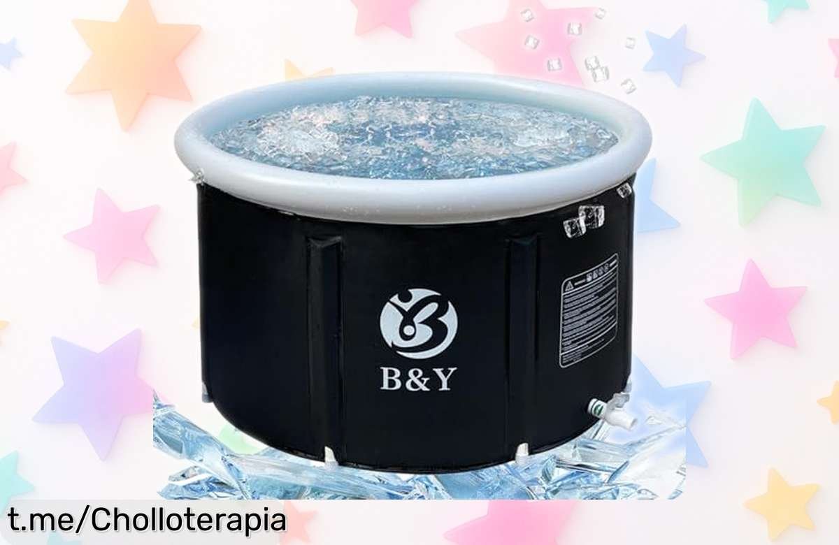 Bañera de hielo multicapa que enfría al instante y mantiene el frío 2 horas: aprovecha este super chollo y dale a tus músculos el alivio que merecen ya.