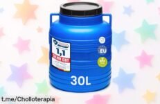 Barril alimentario Garronda de 30 litros azul: ¡super resistente y con precio rebajado! Aprovecha esta oportunidad única y hazte con el tuyo antes que se agoten.