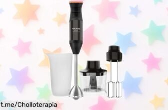 Batidora de mano Taurus BAPI 1200W con potencia brutal y múltiples velocidades: ¡super chollo limitado que no puedes dejar pasar! ¡Crea deliciosas recetas ya!