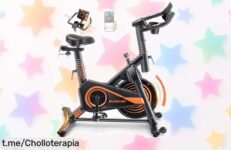 Bicicleta estática Burever con resistencia magnética y pantalla LCD a precio loco; ¡aprovecha este super chollo antes de que se agote y comienza a disfrutar del ejercicio en casa!