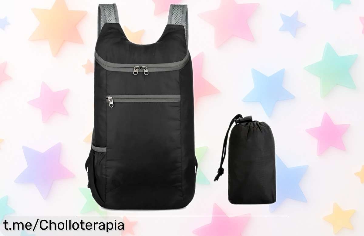 Bolsa de viaje weekend ligera y plegable, impermeable y resistente: ¡aprovecha esta rebaja loca antes que vuela!