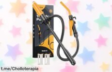 Bomba de combustible eléctrica portátil con flujo potente, ahora a precio rebajado: ¡haz que transferir gasolina o diésel sea pan comido y no te quedes sin la tuya!