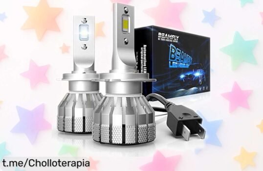 Bombillas H7 LED BEAMFLY, súper potentes y blancas; ahora a precio rebajado para iluminarnos 5 veces más. ¡Conduce seguro y siente la diferencia! ¡Aprovecha este super chollo antes de que se agoten!