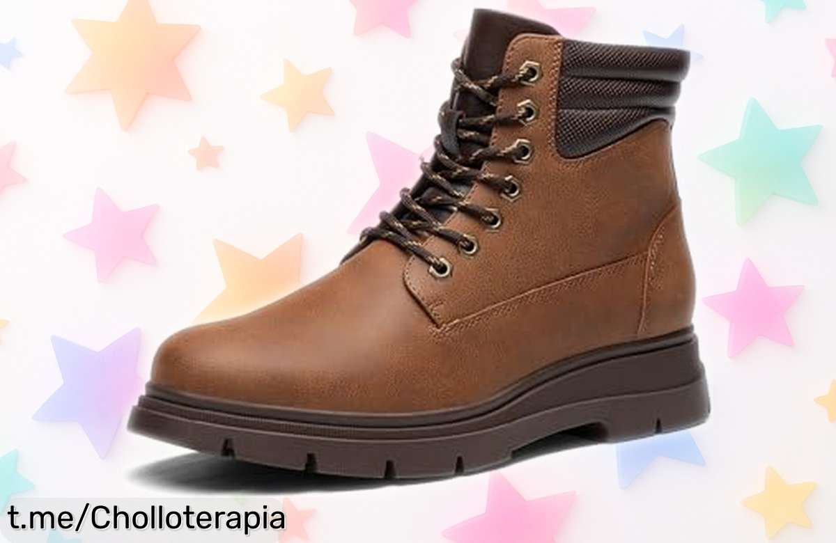 Botas chukka Bruno Marc para hombre con cremallera: caen de precio y son un super chollo, ¡pisa fuerte este invierno antes de que vuelen!