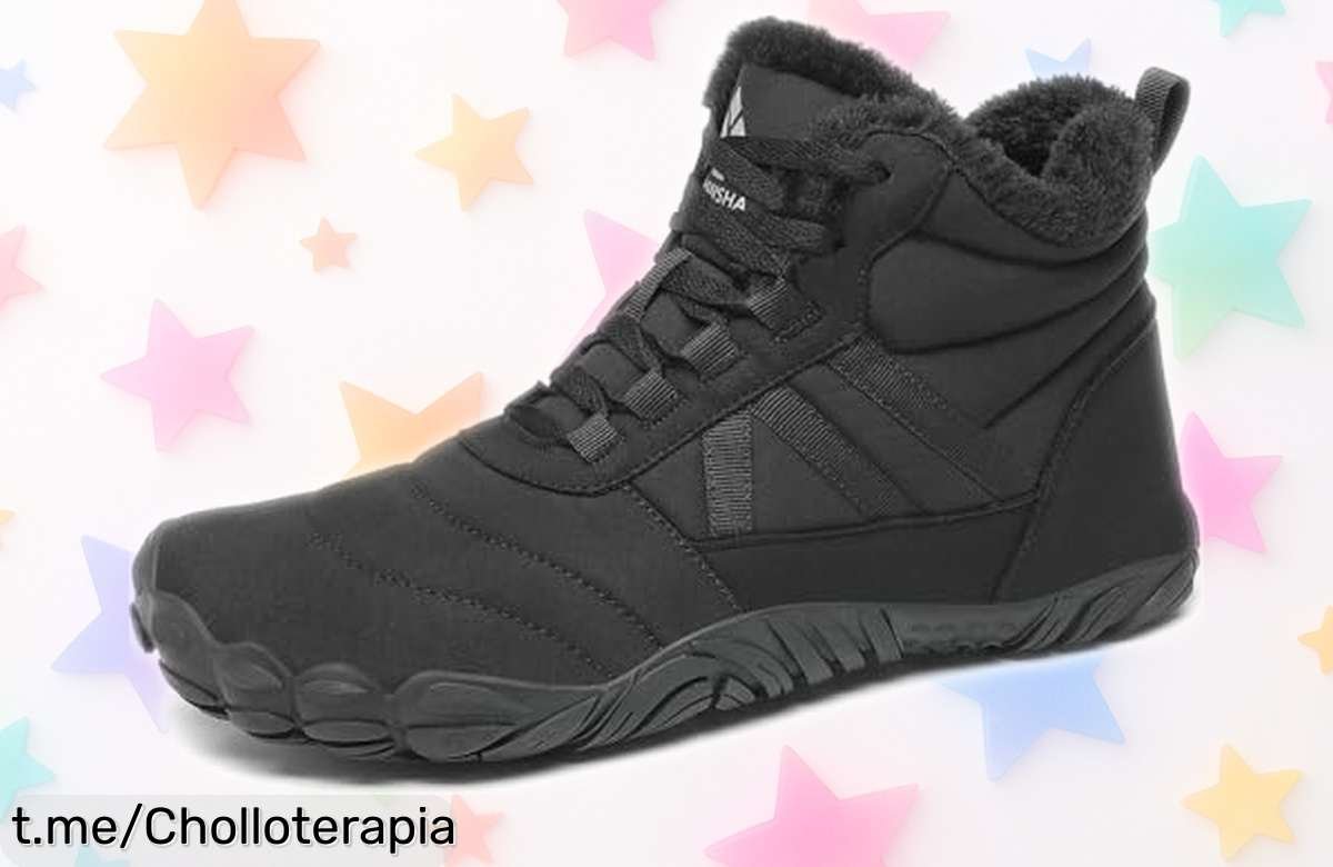 Botas de invierno Mishansha para mujer y hombre a precio loco, con protección contra el frío y antideslizantes. ¡Haz que tus pies sientan la felicidad sin dejar que se escape esta oferta!