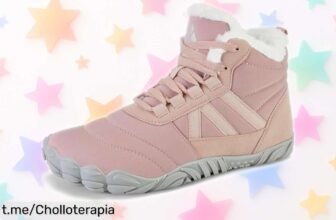 Botines de nieve Mishansha a precio rebajado, cálidos y con suela antideslizante. ¡No te quedes fuera este invierno, aprovecha el chollo antes que se agoten!