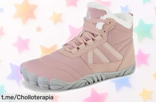 Botines de nieve Mishansha a precio rebajado, cálidos y con suela antideslizante. ¡No te quedes fuera este invierno, aprovecha el chollo antes que se agoten!