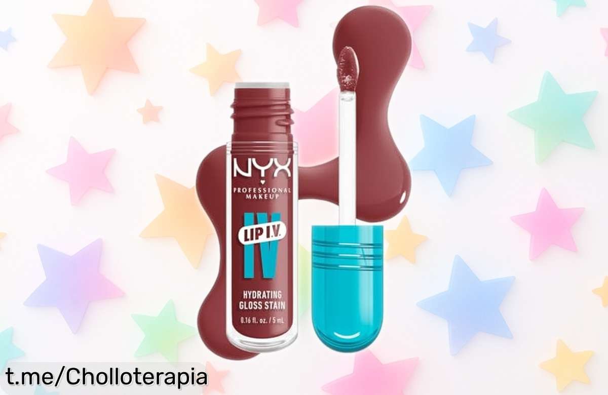 Brillo de labios hidratante NYX con color intenso y efecto húmedo a un precio rebajado que te hará brillar ¡No dejes que se agoten, consigue el tuyo ahora!