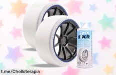 Cadenas de nieve Easy Sock talla XL, ¡nunca fue tan simple montar! Aprovecha este super chollo y conduce con seguridad en invierno antes de que se acabe.