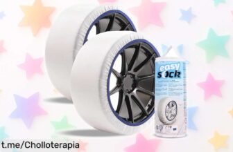 Cadenas de nieve Easy Sock talla XL, ¡nunca fue tan simple montar! Aprovecha este super chollo y conduce con seguridad en invierno antes de que se acabe.