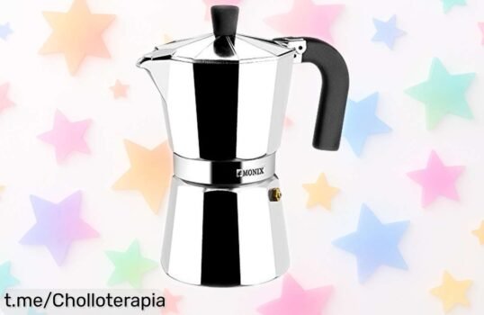 Cafetera Monix Vitro Express de 3 tazas a precio rebajado ¡Un ofertón que hará tus mañanas más placenteras, no te quedes sin la tuya!