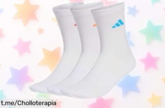 Calcetines deportivos adidas cushioned en colores vibrantes, ahora a precio rebajado: ¡aprovecha esta oferta limitada y siente la energía en cada paso!