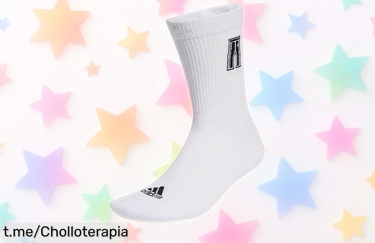 Calcetines deportivos adidas que se quedan en su sitio a precio loco: ¡hazte con ellos y olvídate de buscar pares cómodos todo el día!