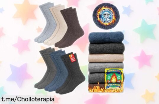 Calcetines térmicos SOXCO, el ofertón que te protege del frío y te mantiene seco; ¡aprovéchalo antes de que se acabe este genial chollo!