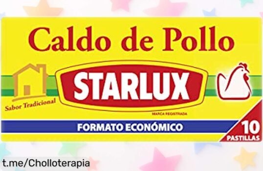 Caldo pastilla de pollo Knorr Starlux con sabor casero a precio locura, ideal para realzar tus platos y conquistar paladares. ¡No te lo pierdas y da un toque único ya!