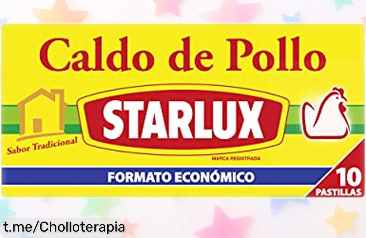 Caldo pastilla de pollo Knorr Starlux con sabor casero a precio locura, ideal para realzar tus platos y conquistar paladares. ¡No te lo pierdas y da un toque único ya!