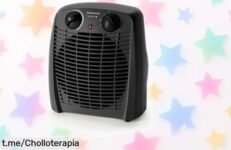 Calefactor potente Taurus New Gobi 2000W: precio nunca visto para disfrutar del calor rápido y seguro. ¡Date prisa, este super chollo vuela y no querrás quedarte sin él!