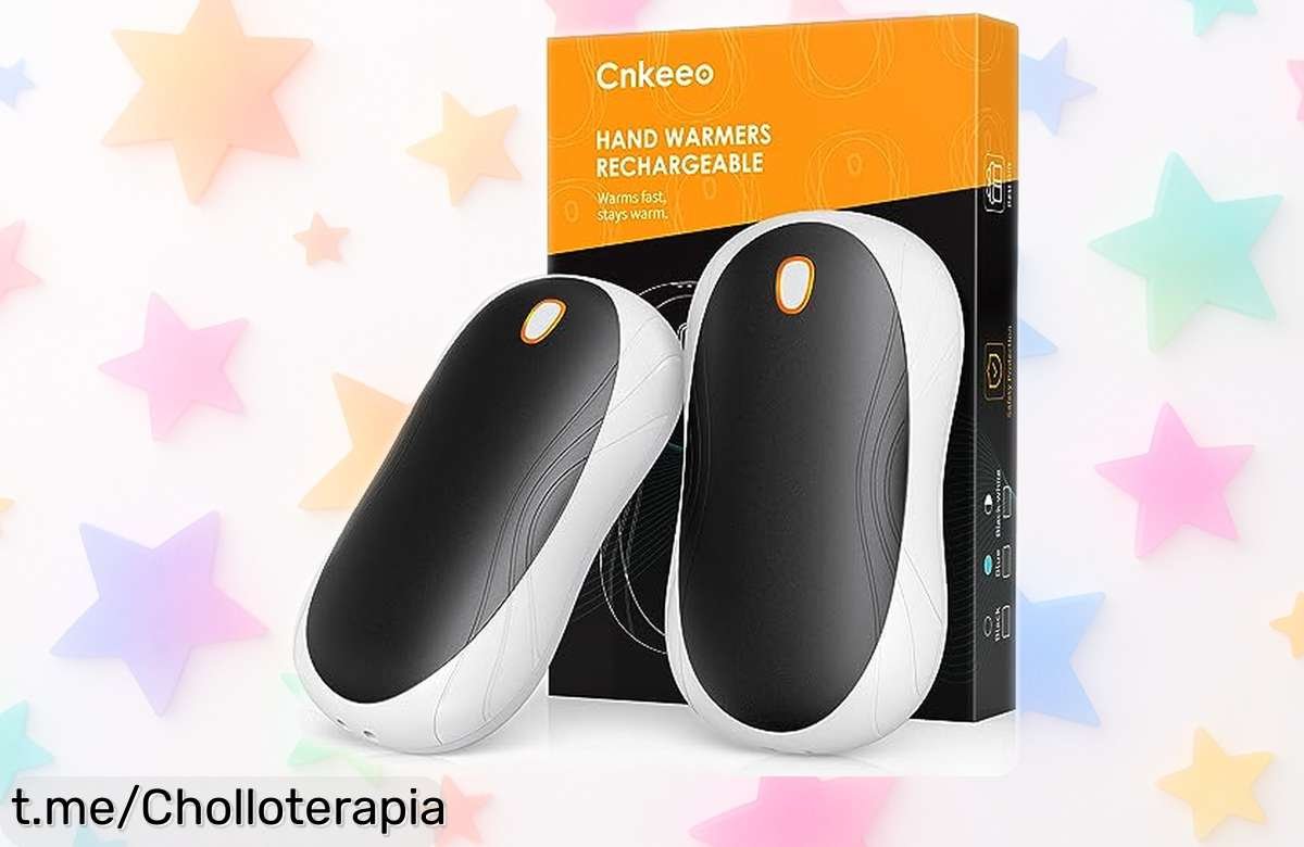 Calentador de manos eléctrico Cnkeeo: el super chollo que te abraza con calor instantáneo, ¡aprovéchalo ya antes de que se acabe!