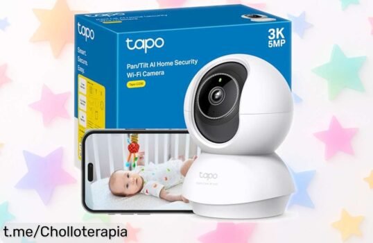 Cámara de vigilancia 360° Tapo C230 con imagen ultra nítida rebajada, controla tu hogar al segundo y siente la tranquilidad en cada alerta. ¡No te quedes sin la tuya!