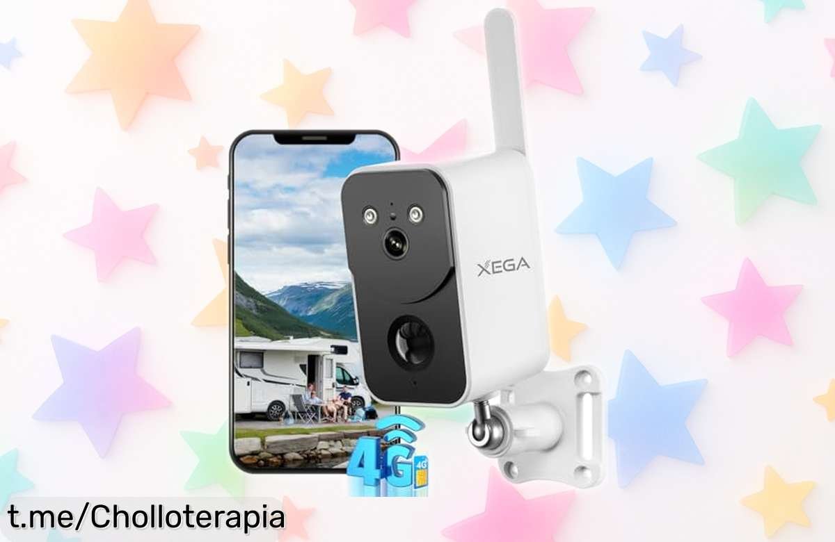 Cámara de vigilancia 4G LTE con batería enorme y visión nocturna a precio rebajado brutal, ¡mantén tu hogar seguro desde cualquier lugar ahora mismo!