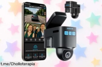 Cámara de vigilancia LAMTTO 4G LTE para coche, super chollo antivandálico que te dará tranquilidad total. ¡Aprovecha ya esta oferta limitada y protege tu vehículo!