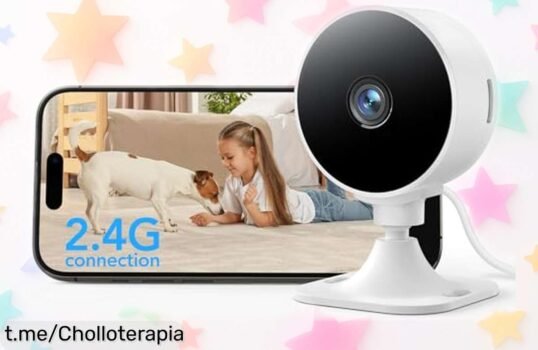 Cámara de vigilancia wifi interior GNCC GC3 con detección humana a precio rebajado, protege a los tuyos fácilmente y siente la tranquilidad del hogar. ¡No te lo pierdas!