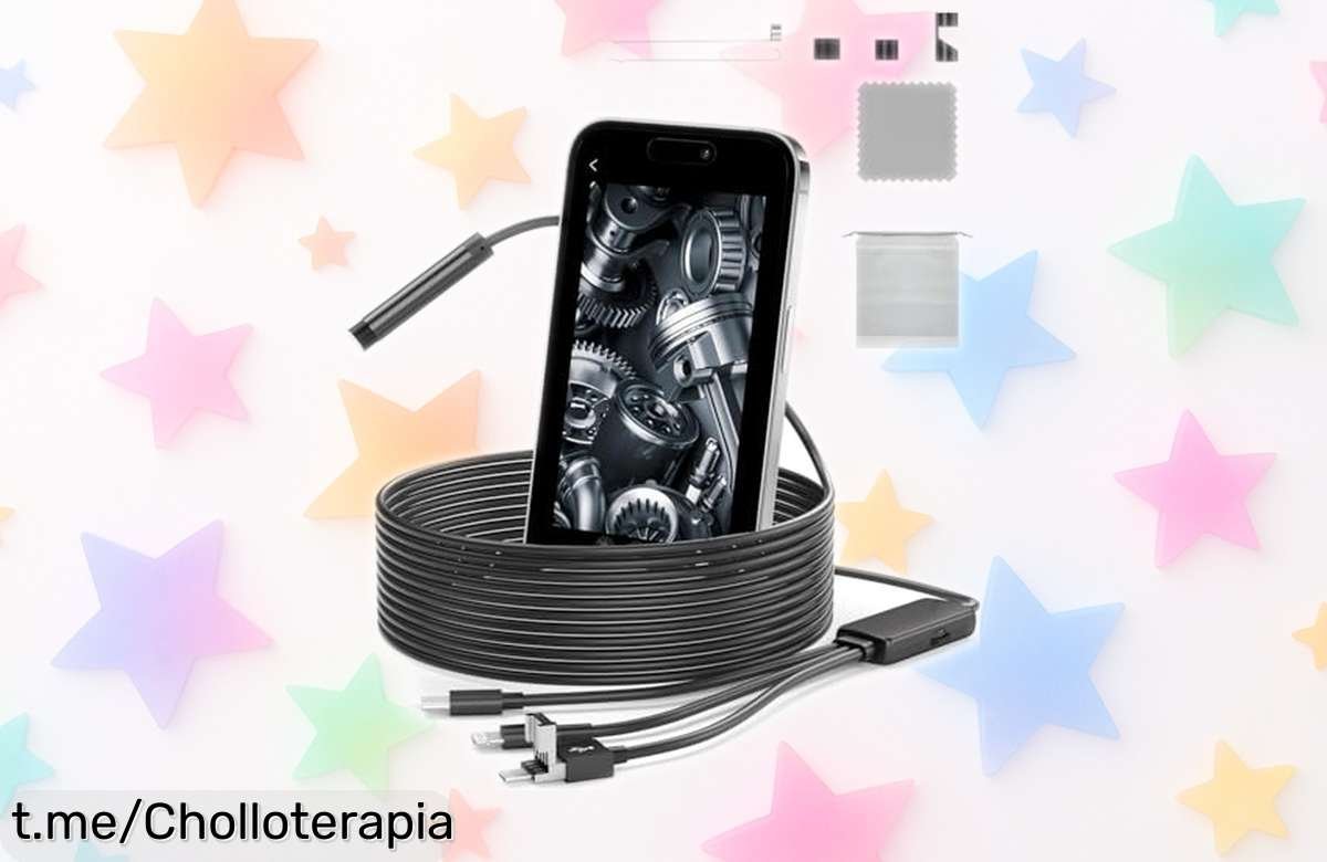 Cámara endoscopio HD 1920P con 8 LEDs, sorprende iluminando lo oscuro. ¡Precio rebajado para ti! No dejes escapar esta oferta única que no volverás a ver. ¡Hazte con ella ahora!