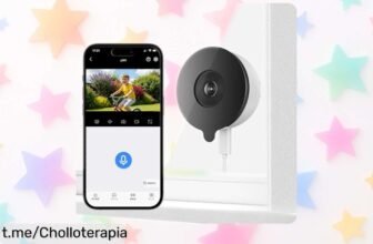 Cámara para ventana Mrowly 2K: captura colores y noches con visión nocturna en un precio rebajado que no puedes dejar escapar, ¡protege lo que más quieres antes de quedarte sin ella!