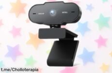 Cámara web Full HD 1080P Veorkide con micrófono anti ruido al mejor precio, ofrece videollamadas nítidas que no querrás perderte. ¡Hazla tuya antes de que se agote!