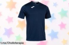 Camiseta Joma Combi M/C en marino a precio rebajado que volará rápido: siente la libertad y energía en cada jugada, ¡hazla tuya antes de que desaparezca!