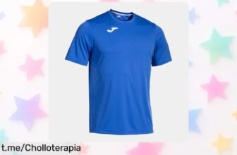 Camiseta Joma Combi M/C para hombre en royal, con secado rápido y resistencia brutal a un precio rebajado. ¡No te quedes sin sentirte espectacular mientras te mueves libremente!
