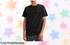 Camiseta Levi's Ss Original Housemark Tee Black a precio rebajado, ¡no te la pierdas y luce espectacular mientras puedas!