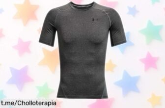 Camiseta compresiva Under Armour para hombre con ventilación y control antiolor, ¡chollo que vuela! No te quedes sin la tuya y siente el poder de moverte libremente.