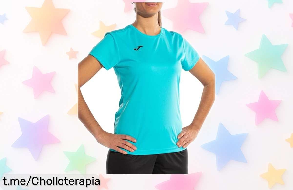 Camiseta deportiva Joma Combi Woman a precio rebajado, controla la humedad y seca tu piel. ¡No dejes escapar este super chollo que vuela, actúa ya!