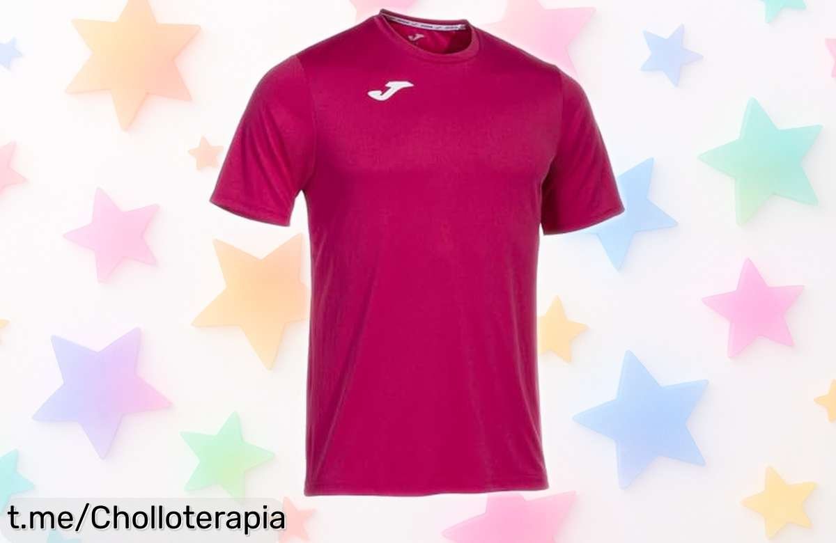 Camiseta deportiva Joma para hombre: ligera, transpirable y con precio rebajado irresistiblemente bajo. No dejes pasar la oportunidad de sentirte libre mientras te mueves.