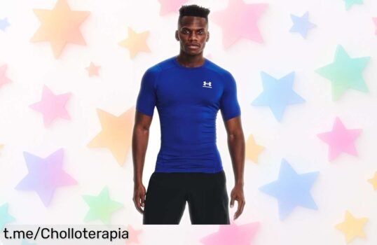 Camiseta deportiva Under Armour para hombre, ventilación y adiós malos olores a precio rebajado ¡Haz tu entrenamiento imparable con este chollo ahora!