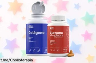 Cápsulas de cúrcuma con probióticos y colágeno para revitalizar tu energía: ¡ofertón limitado que no podrás dejar escapar!