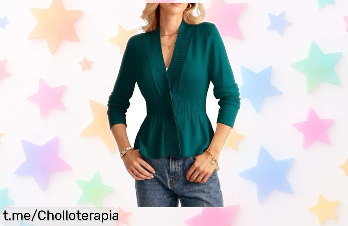 Cárdigan de manga larga Grace Karin, precio rebajado y oferta limitada que realza tu figura. ¡No te pierdas el básico ideal para sentirte genial ya!