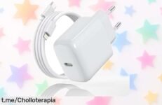 Cargador USB C DEESOOCO 25W con cable para iPhone y Samsung: carga rápida, precio rebajado que no durará, ¡no dejes escapar esta oportunidad para estar siempre conectado!