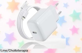 Cargador USB C DEESOOCO 25W con cable para iPhone y Samsung: carga rápida, precio rebajado que no durará, ¡no dejes escapar esta oportunidad para estar siempre conectado!