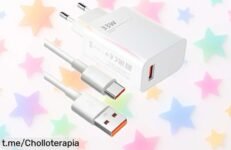 Cargador Xiaomi TurboCharge 33W a precio rebajado, carga ultra rápida para que nunca te quedes sin batería, ¡aprovecha este super chollo antes de que se agote!