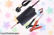 Cargador de batería 14.6V 1.5A con carga automática y seguridad, ¡ofertón a precio rebajado! Mantén tu moto lista y dile adiós a las preocupaciones, corre antes que se agoten.