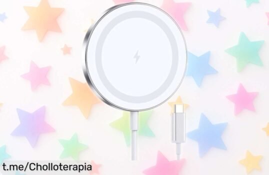 Cargador inalámbrico magnético MagSafe para iPhone 16, precio rebajado y súper rápido: siente la libertad de cargar sin líos, ¡hazte con él antes que se agote!