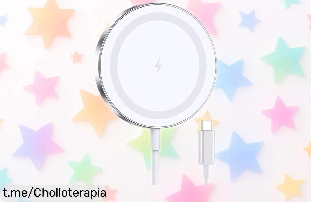 Cargador inalámbrico magnético MagSafe para iPhone 16, precio rebajado y súper rápido: siente la libertad de cargar sin líos, ¡hazte con él antes que se agote!