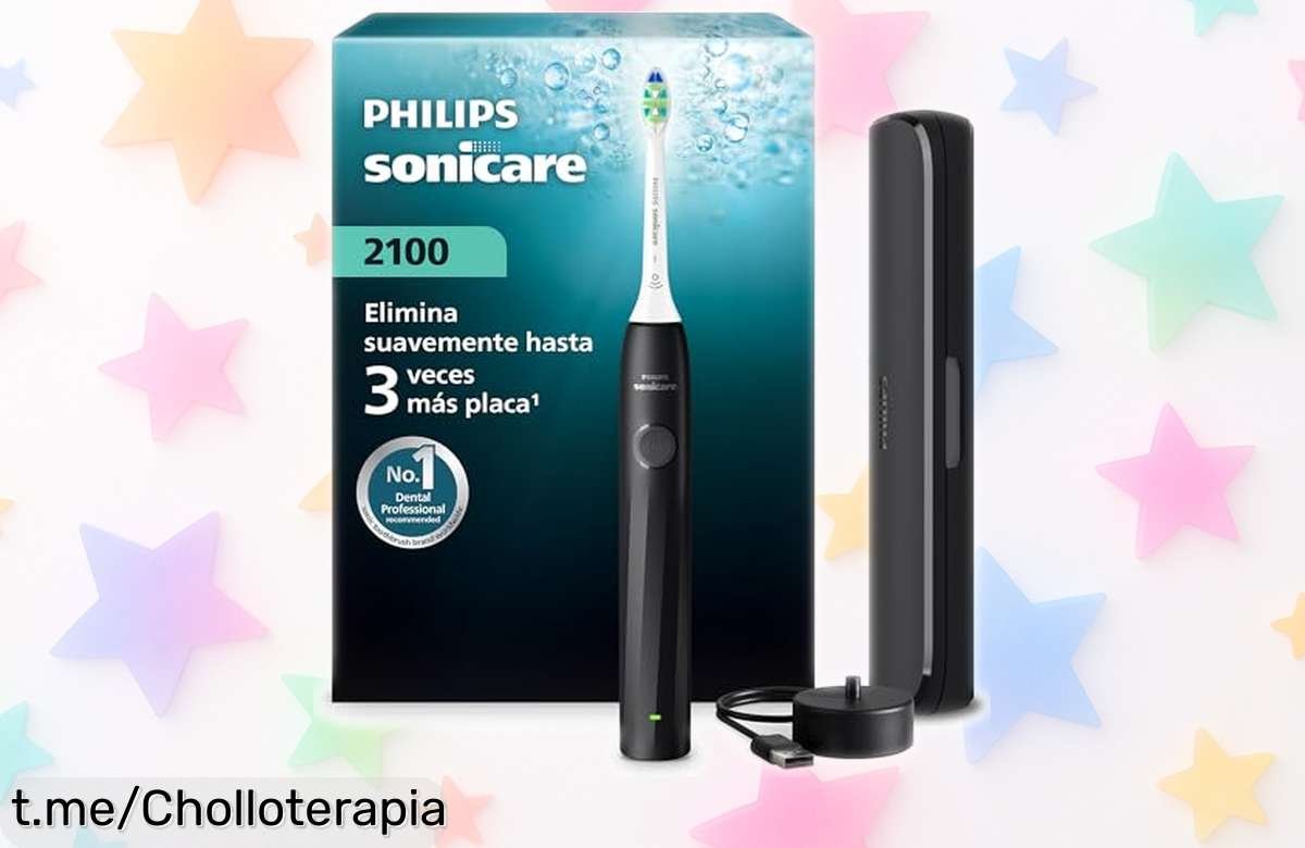 Cepillo eléctrico Philips Sonicare Serie 2000 con limpieza 3 veces más eficaz a un precio rebajado que no te imaginas, ¡no dejes pasar esta oportunidad para lucir una sonrisa radiante!