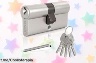 Cerradura de barril GANZTECH 30/30 con 5 llaves a un precio rebajado: ¡protege lo que amas y no te quedes sin este ofertón limitado!