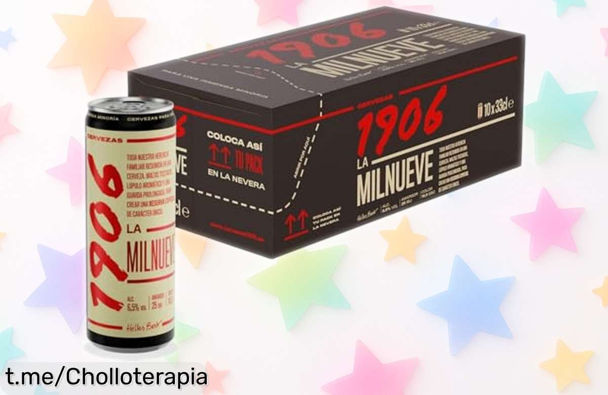 Cerveza lager 1906 Reserva Especial: Una explosión de sabor tostado a un precio rebajado que no se repetirá. ¡No te quedes sin tu pack y brinda con nosotros!