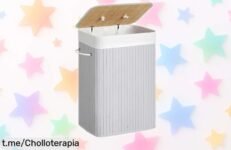 Cesto de ropa sucia SONGMICS 72 L con tapa y diseño plegable, ¡descubre este ofertón increíble que hará brillar tu hogar antes de que desaparezca!